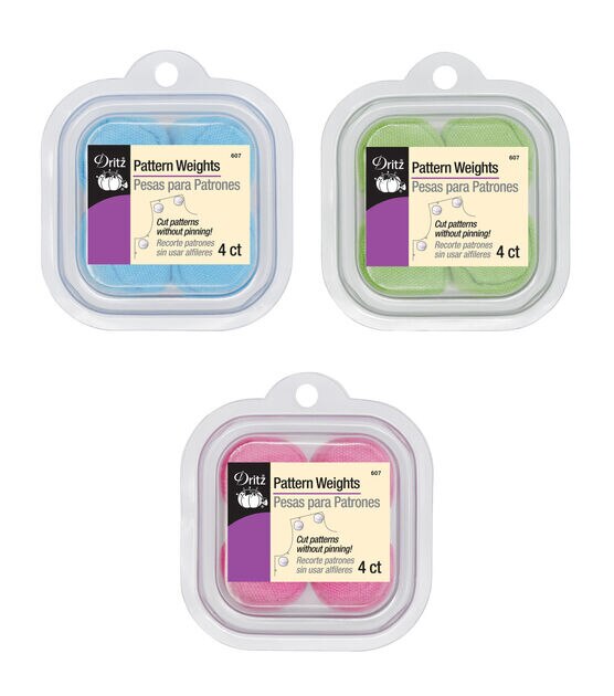 Dritz Pattern Weights 4ct, 4-Count, Assorted colors