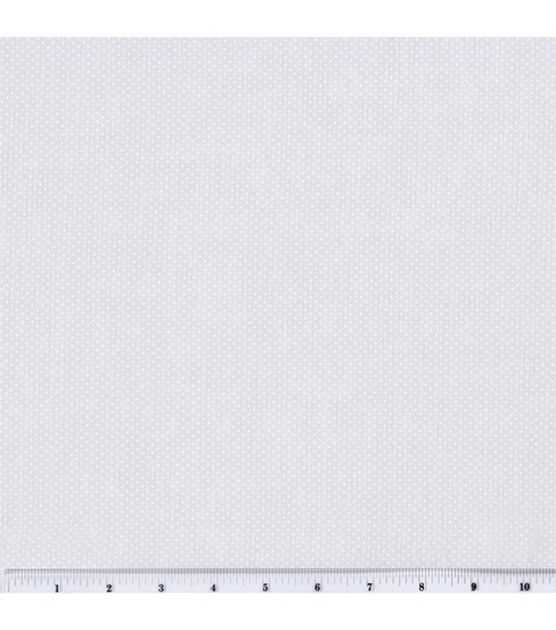Dots on White Quilt Cotton Fabric by Keepsake Calico