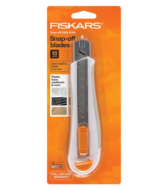 Fiskars Snapp - Off Utility Knife 18mm