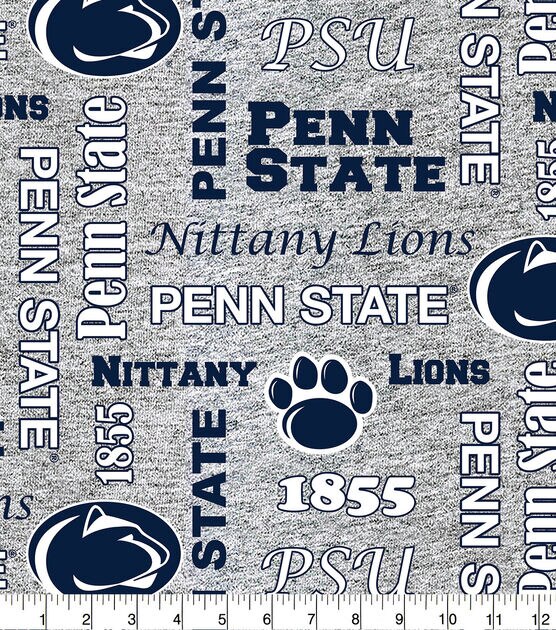 Penn State Nittany Lions Fleece Fabric Heather Verbiage, , hi-res, image 2