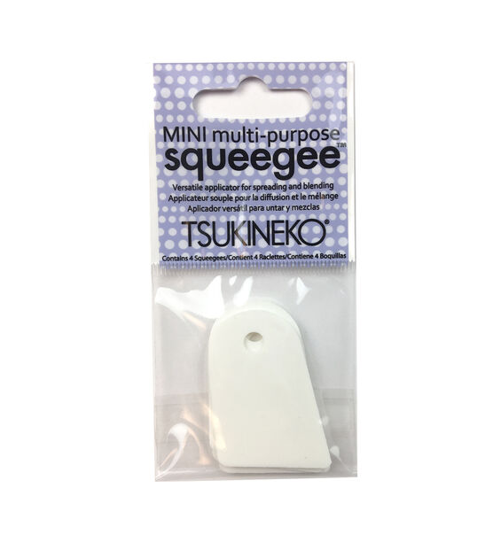 Mini Squeegees 4 Pkg White
