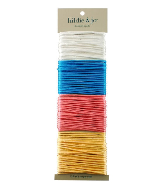 60' Boardwalk Silky Cotton Cords 4ct by hildie & jo