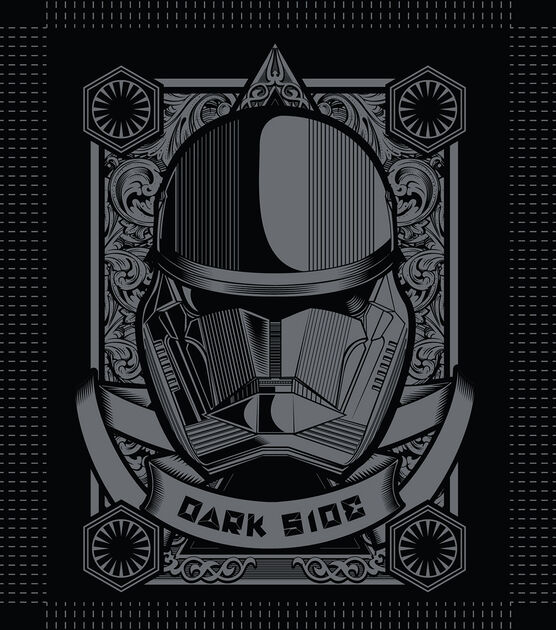 Star Wars No Sew Fleece Throw 72" Dark Side Storm Trooper, , hi-res, image 2
