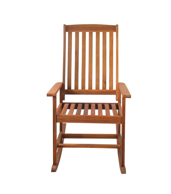 Northlight 43" Brown Comfortable Outdoor Patio Rocking Chair, , hi-res, image 2