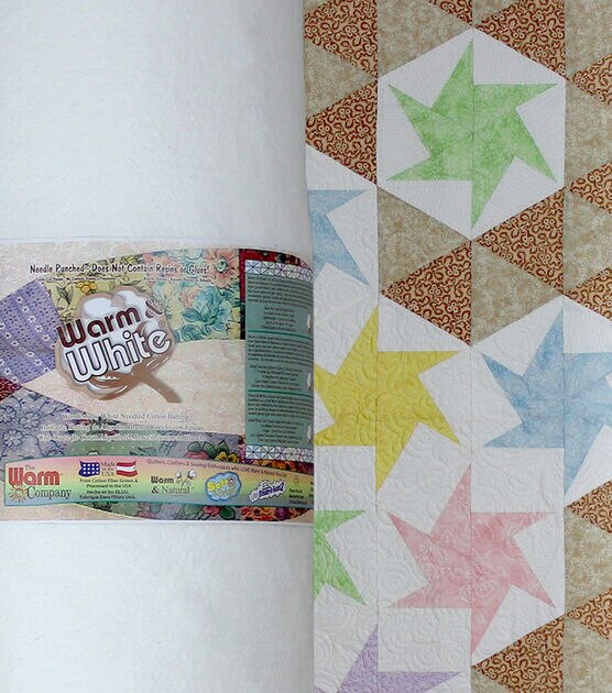 Warm & Natural Quilt Batting - Queen Size - 753705023415 Quilt in a Day /  Batting