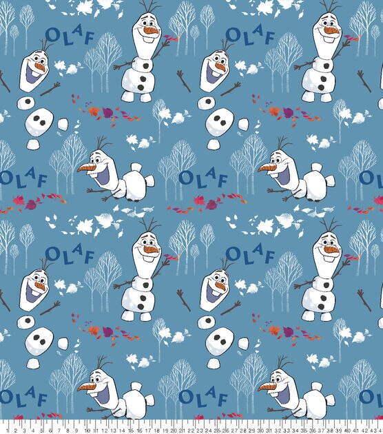 Disney Frozen Fleece Fabric Olaf Toss