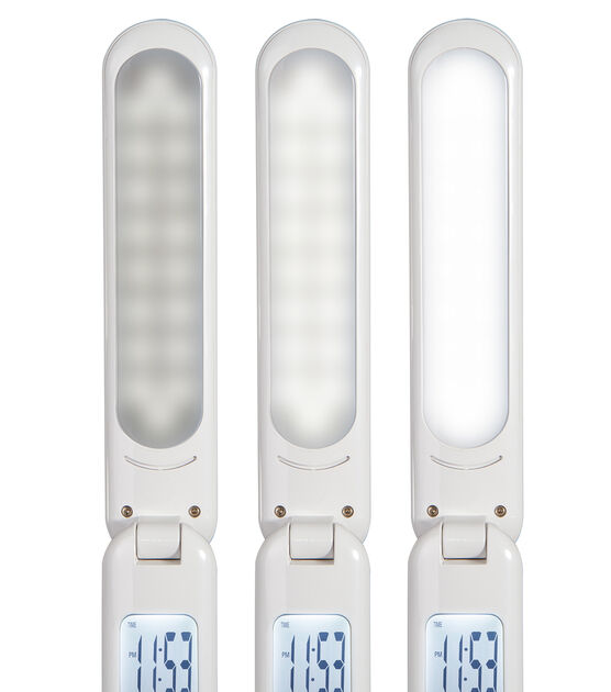 OttLite 15" White LED Travel Rechargeable Desk Lamp, , hi-res, image 3