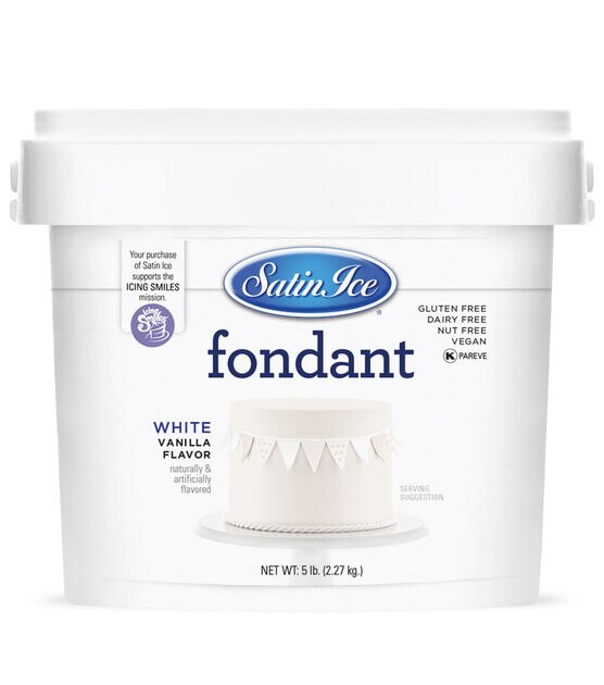 Satin Ice Fondant White 5 lb