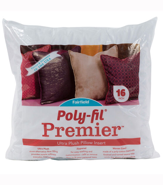 Poly Fil Premier 16x16" Accent Pillow Insert, , hi-res, image 5