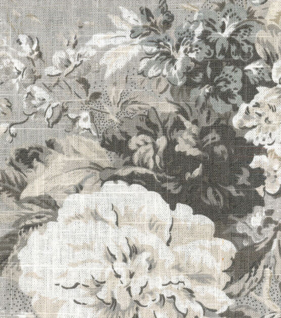 Waverly Ballad Bouquet Platinum Designer Multipurpose Fabric, , hi-res, image 3
