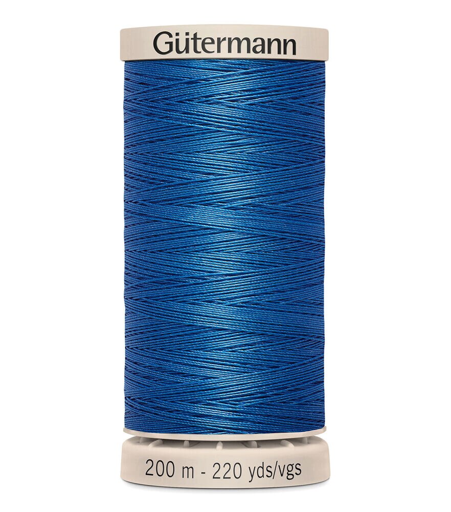 Gutermann Hand Quilting Thread 200 Meters (220 Yrds), 5534 Sapphire, swatch