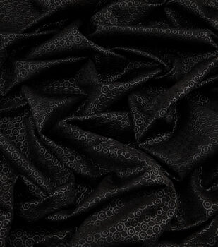 Yaya Han Black Cosplay 4 Way Stretch Faux Leather Fabric