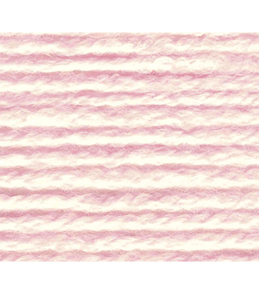 Lion Brand Pound Of Love 1020yds Worsted Acrylic Yarn, Pastel Pink, swatch, image 2