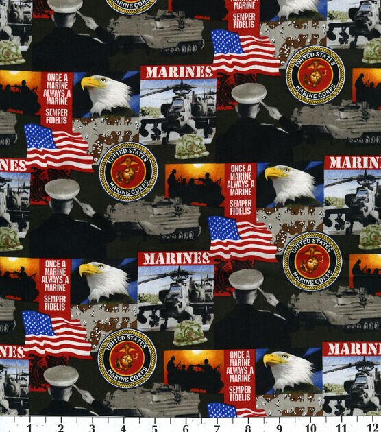 United States Military Cotton Fabric  Logo