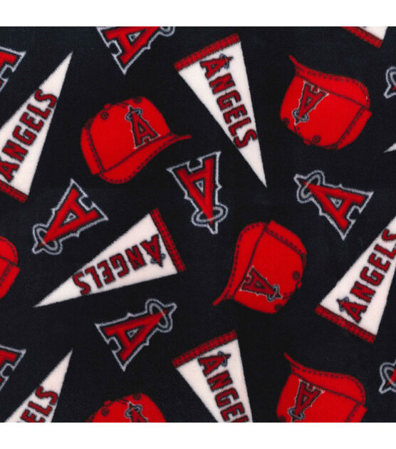 Fabric Traditions Los Angeles Angels Fleece Fabric Tossed, , hi-res, image 2