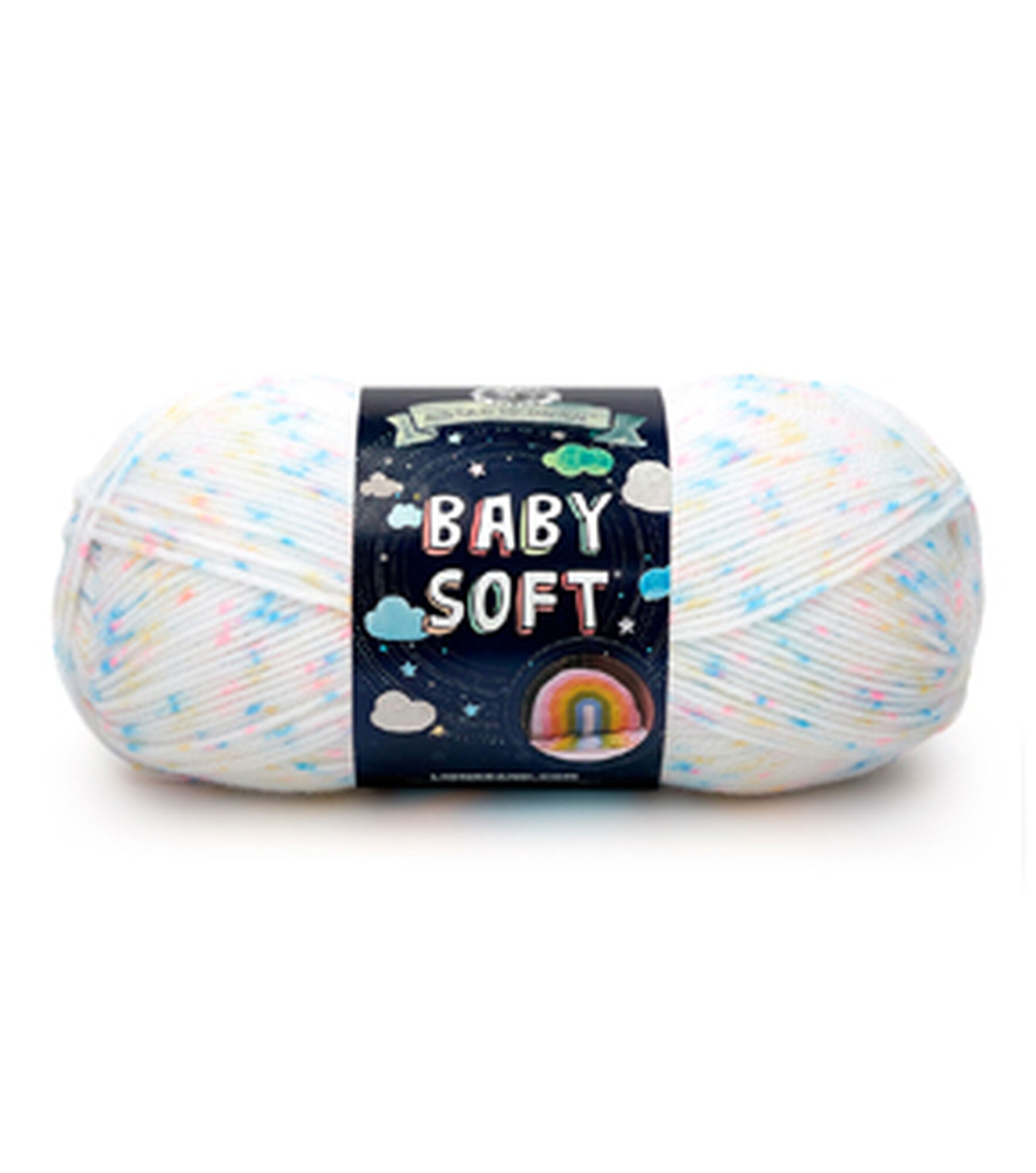 Lion Brand Baby Soft Light Weight Acrylic Blend Yarn, Twinkle Print, hi-res