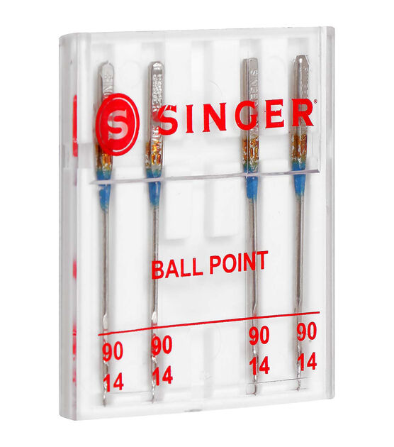 SINGER Universal Ball Point Machine Needles Size 90/14 4ct, , hi-res, image 6