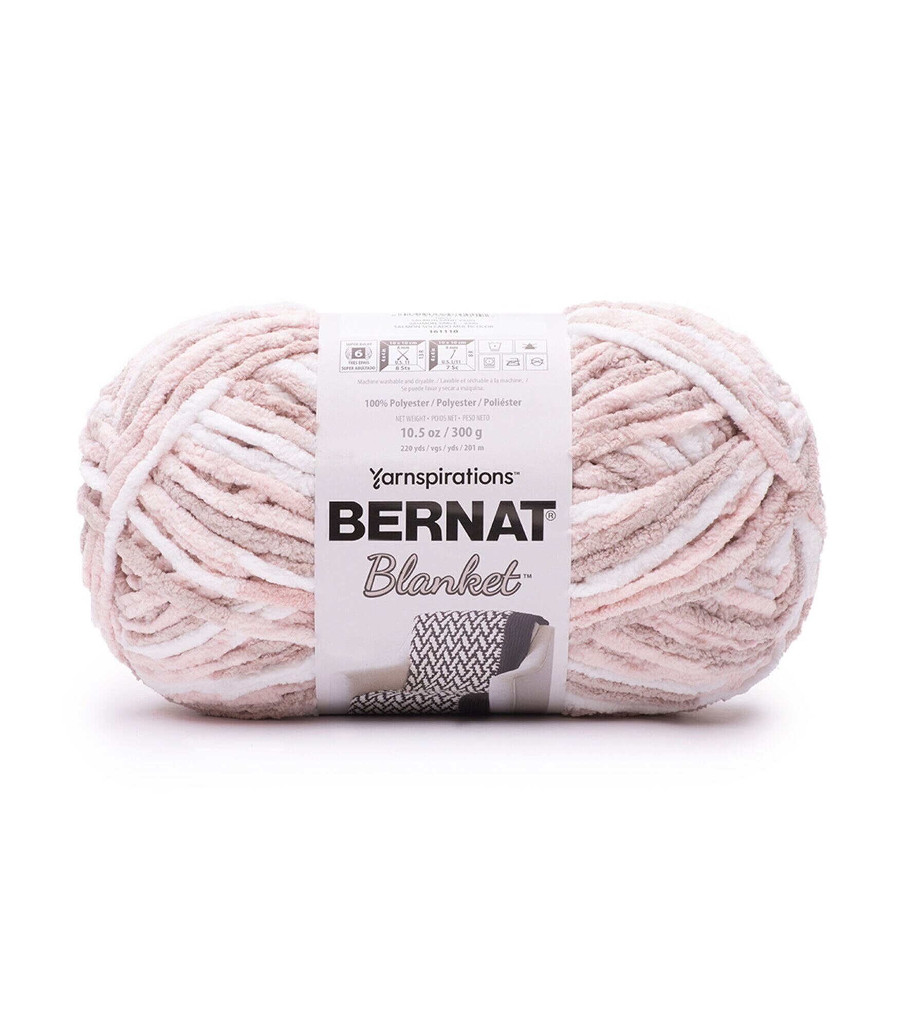 Bernat Blanket 220yds Super Bulky Polyester Yarn