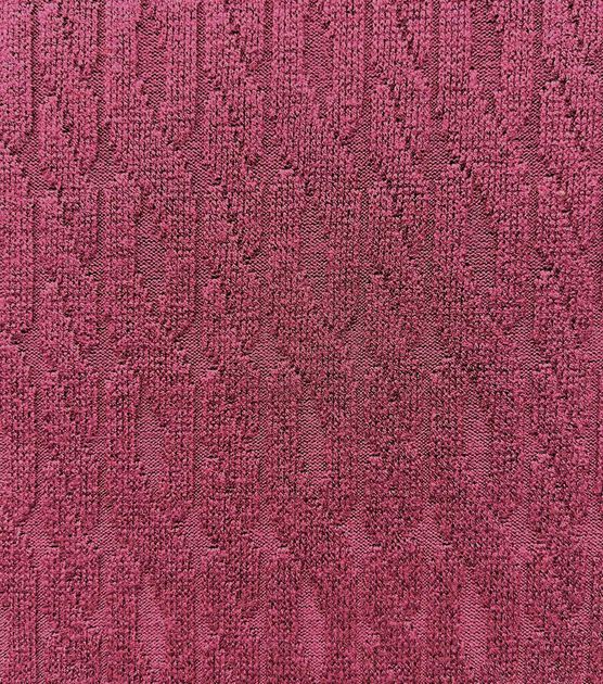 Zinfandel Cable Knit Fabric