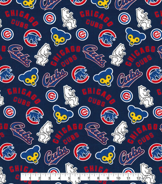 Fabric Traditions Cooperstown Chicago Cubs Cotton Fabric