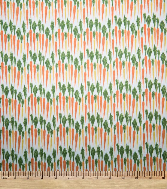 Orange Carrots Super Snuggle Flannel Fabric, , hi-res, image 2