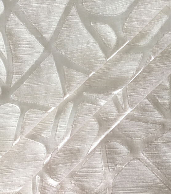 Whimsical Woven White Jacquard Home Decor Fabric, , hi-res, image 2