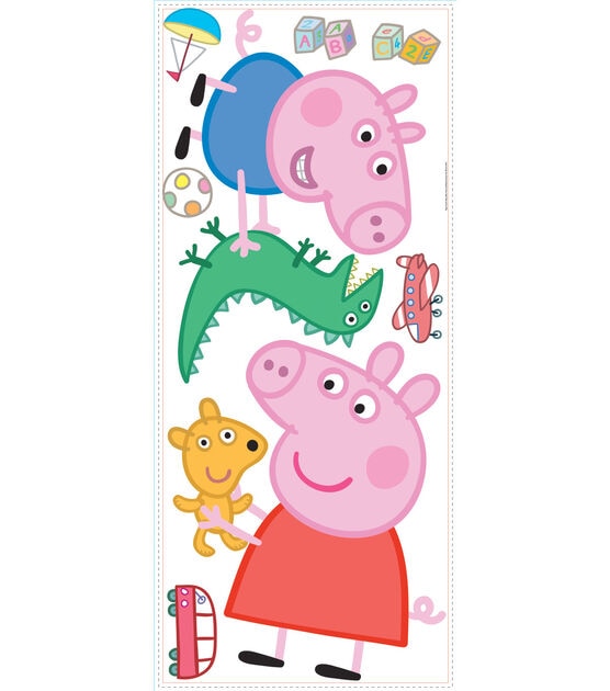RoomMates Wall Decals Peppa the Pig Peppa & George