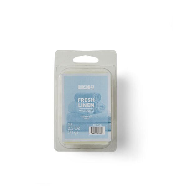 2.5oz Fresh Linen Scented Wax Melts by Hudson 43