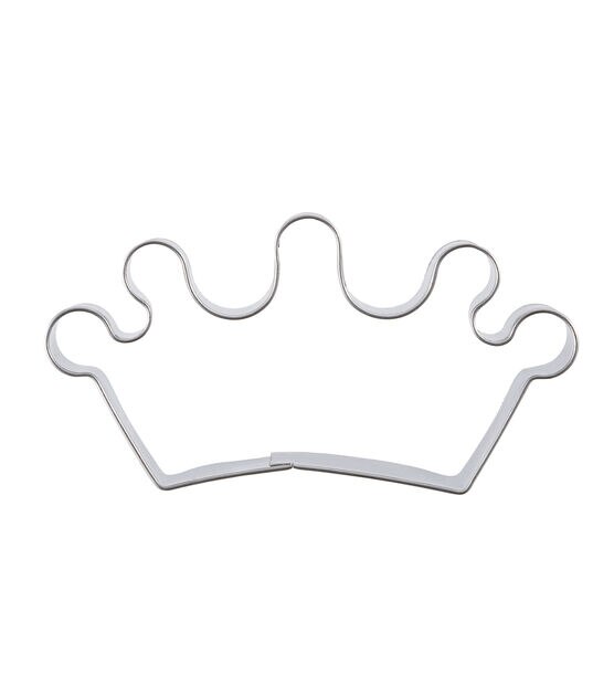 2" x 3.5" Stainless Steel Crown Cookie Cutter by STIR, , hi-res, image 3