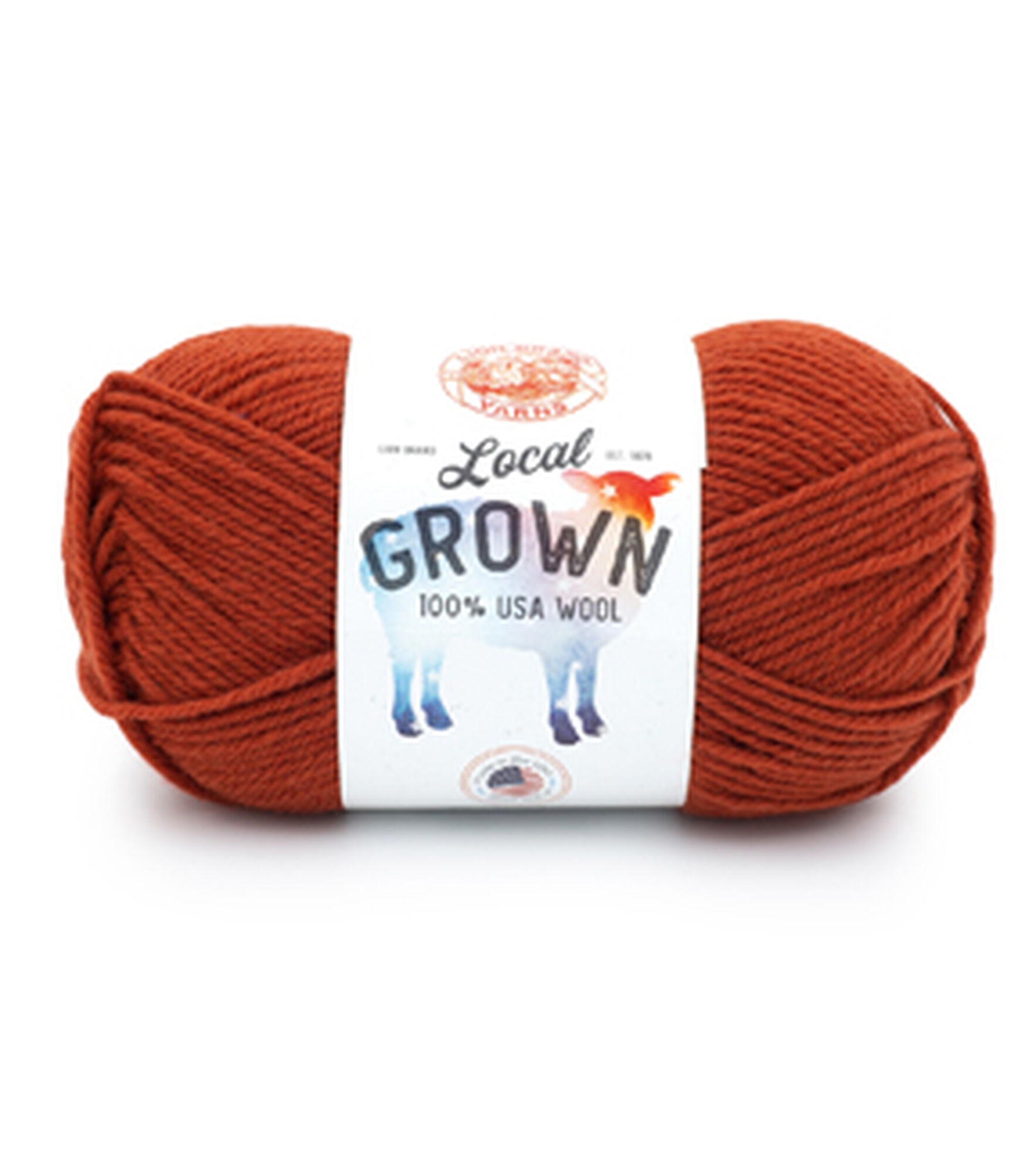 Lion Brand Local Grown 186yds Worsted Wool Yarn, Maple, hi-res