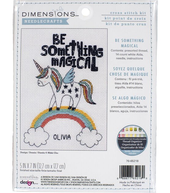 Dimensions Be Something Magical Cross Stitch Kit 5" x 7"