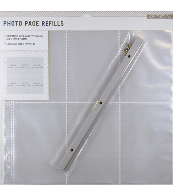 12x12 Photo Page Refills 10pk