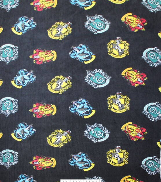 Harry Potter Fleece Fabric 58" Houses, , hi-res, image 2