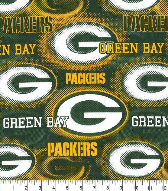 Fabric Traditions Green Bay Packers NFL Dot Cotton Fabric