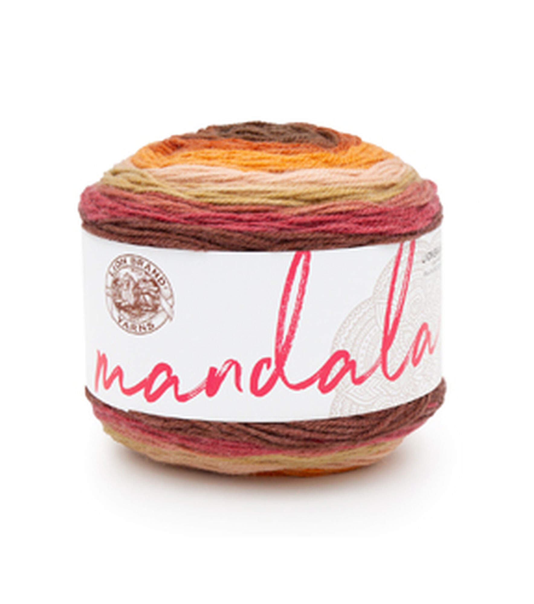 Lion Brand Mandala 590yds Light Weight Acrylic Yarn, Banshee, hi-res