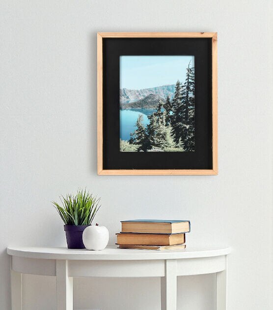 12" x 14" Matted to 8" x 10" Summit Black Portrait Frame by Hudson 43, , hi-res, image 6