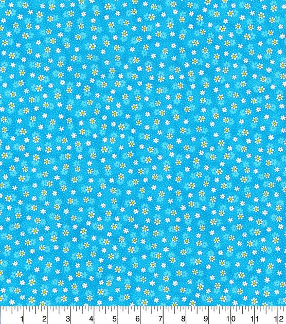 Fabric Traditions Small Daisies Cotton Fabric by Keepsake Calico, , hi-res, image 1