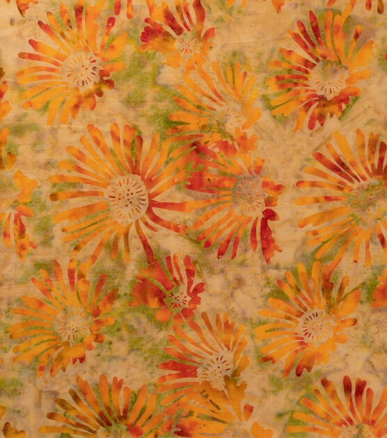 Yellow Sunflower Premium Print Cotton Fabric