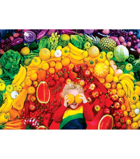 MasterPieces 15" x 21" Rainbow Sauce Fruity Licious Jigsaw Puzzle 500pc, , hi-res, image 2
