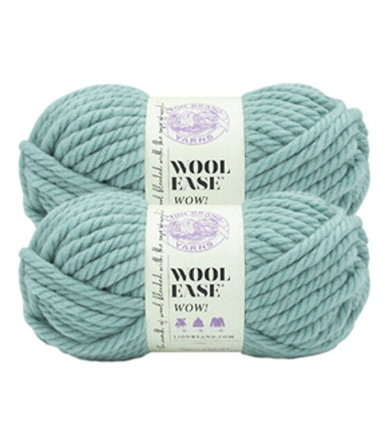 Lion Brand Yarn Wool-Ease Recycled Yarn, 1 Pack, Black