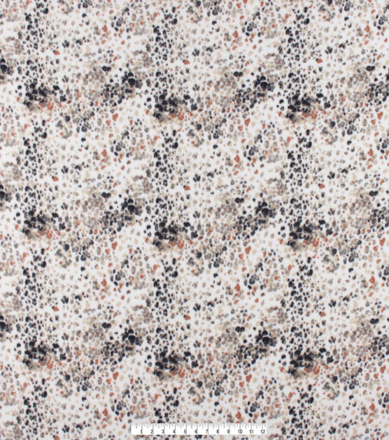 Multicolor Animal Spots Anti Pill Fleece Fabric, , hi-res, image 3