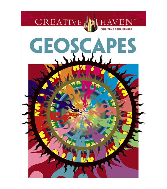 Dover Creative Haven Geoscapes Coloring Book