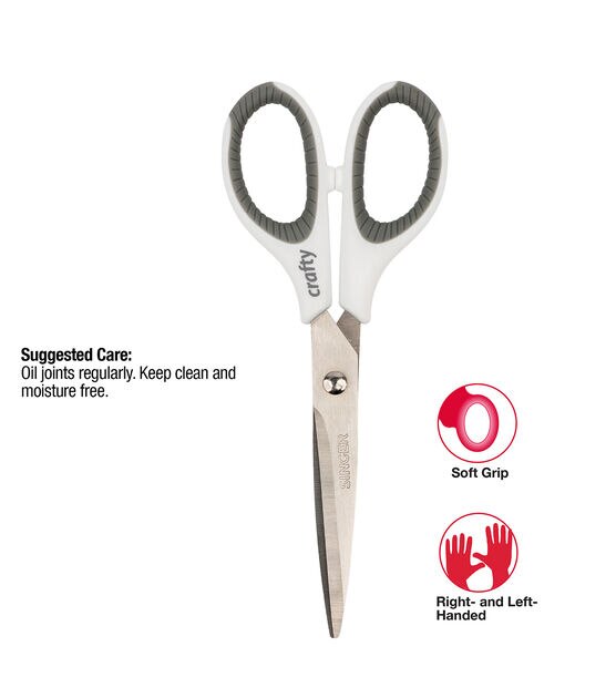 SINGER Craft Scissors with Comfort Grip 6 1/2", , hi-res, image 11