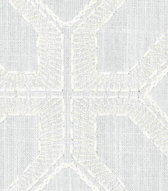 Williamsburg Multi Purpose Decor Fabric 54'' Cloud Barraud Embroidery, , hi-res, image 2