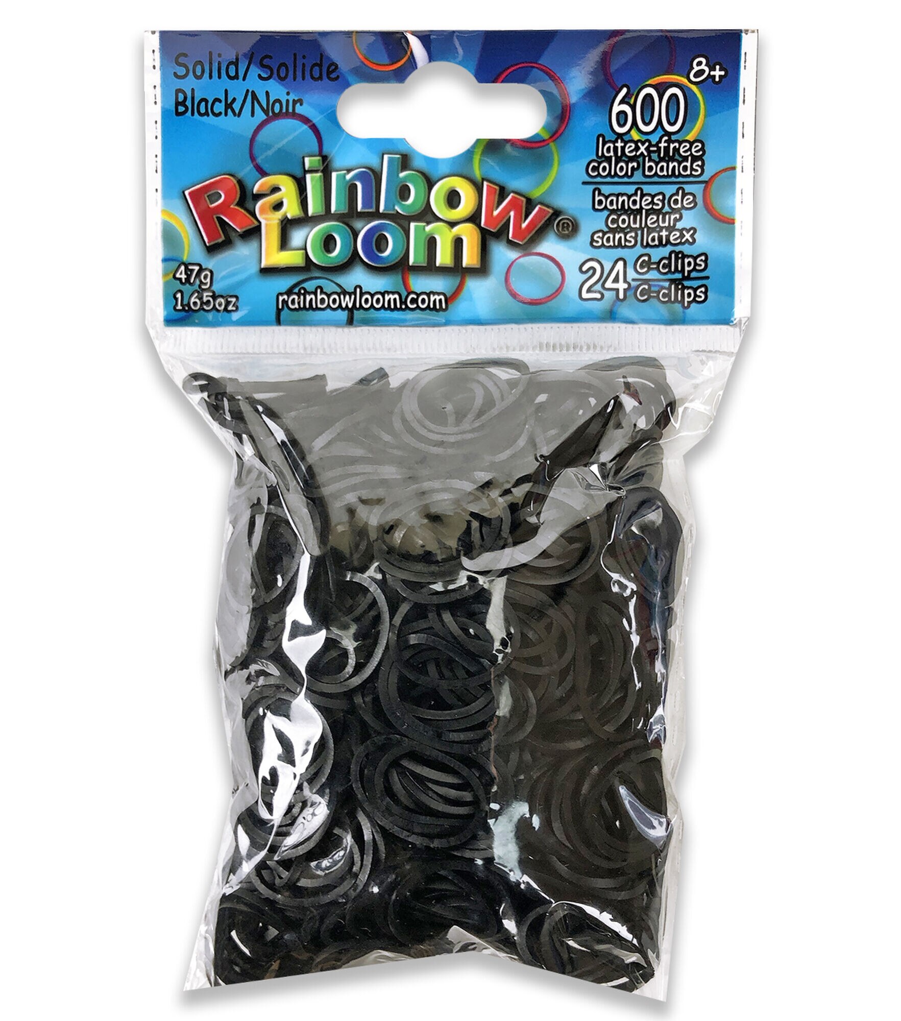 Rainbow Loom Confetti Rubber Bands Mix Small : : Office Products