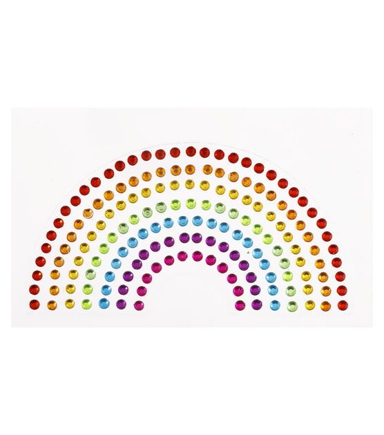 Park Lane 6mm Rainbow Adhesive Gems 110pc - Stickers & Embellishments - Stickers & Embellishments - Stickers & Embellishments
