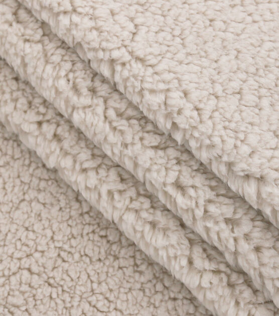 White Sherpa Fleece Fabric, Hobby Lobby