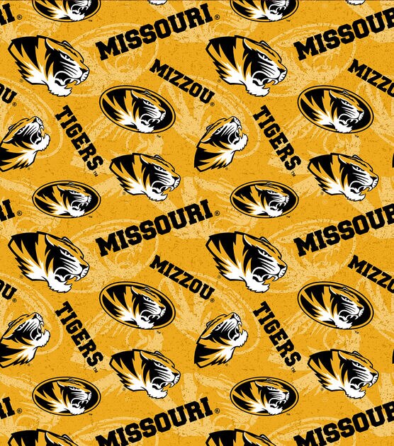 University of Missouri Tigers Cotton Fabric Tone on Tone, , hi-res, image 2