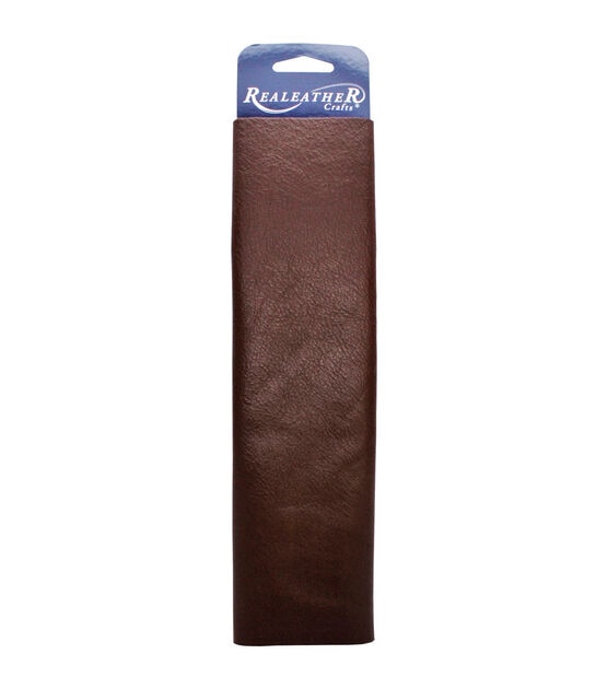 Realeather Crafts Leather Premium Trim Piece 8.5"x11" Brown