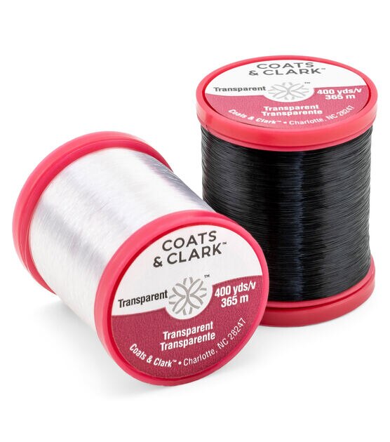 Coats & Clark 400yd Smoke Transparent Polyester Thread